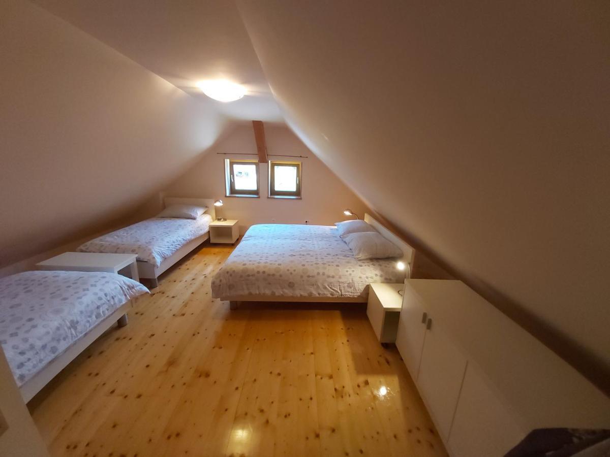 Pocitniska Hisa Pri Kustrcu Apartment Grahovo ob Baci Ngoại thất bức ảnh